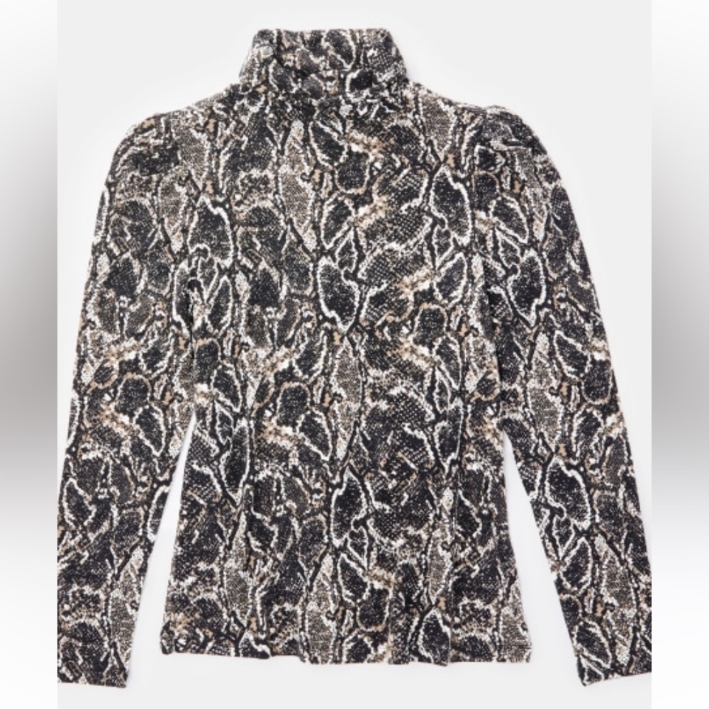 Yedda Top in Black Python - Picture 2 of 4